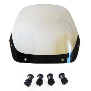 Imagem de Bolha Moto Honda Nx350 Sahara Cristal Com Bucha E Parafusos - Otuky