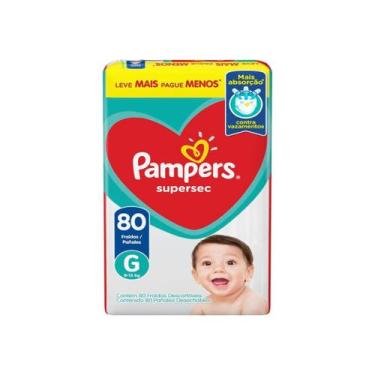 Imagem de Fralda pampers supersec jumbao (a escolher), 80, G