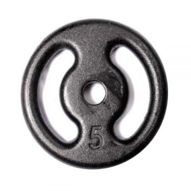 Imagem de Anilha Pintada Peso Para Musculação 5Kg - Camarx