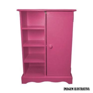 Imagem de Porta Condimento com 4 Gaveta e 1 Porta Divisoria 24cm Mdf Madeira Pin