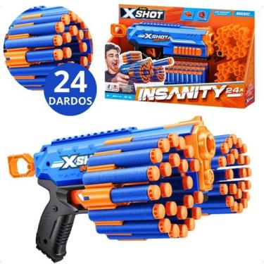 Imagem de Lançador de Dardos X-Shot 24 Dardos Insanity Maniac Pistol Candide 564
