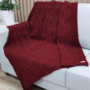 Imagem de Manta Trico Decorativa Sofa 120x150cm Usufruto Tricot cod001, DALIA