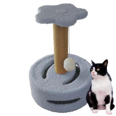 Imagem de Arranhador para Gatos Bola Brincadeira Arranhar Brincar Pet Shop Sisal