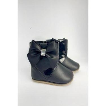 Imagem de Bota Infantil Ibaby Cano Alto Verniz Blogueirinha Menina-Feminino