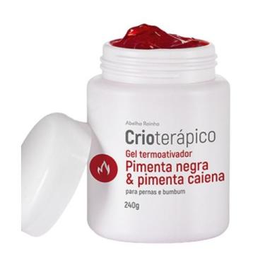 Imagem de Gel Termoativador Pimenta Negra e Pimenta Caiena 240gr Abelha Rainha R