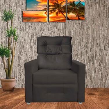 Imagem de Poltrona Reclinavel Do Papai e Mamãe Monica Marrom