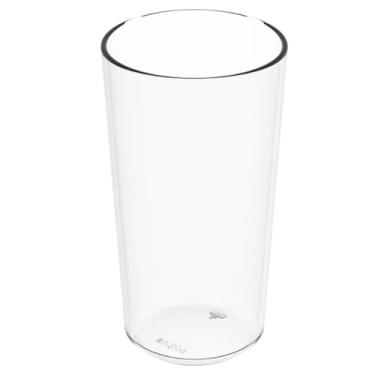 Imagem de 48 Copos Altos 500ml Plástico Transparente Escolar Refeitório Lanche Restaurante Crippa