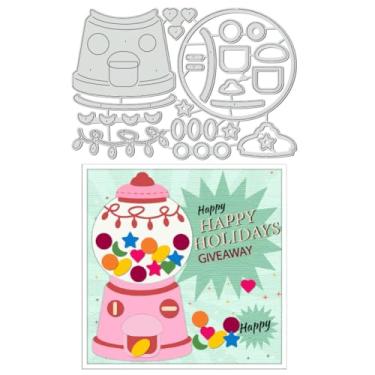 Imagem de BENECREAT Matrizes de corte para máquina de doces, molde de aço carbono, estênceis de metal em relevo para fazer cartões de papel, decoração faça você mesmo, scrapbooking, artesanato, decoração de