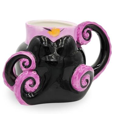 Imagem de Silver Buffalo Disney Villains Ursula Tentacles Caneca de cerâmica esculpida 3D, 590 ml