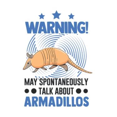 Imagem de Gürteltier Notizbuch: May spontaneously talk about Armadillos / 6x9 Zoll / 120 karierte Seiten