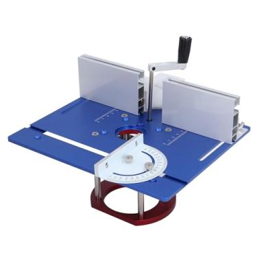 Imagem de Kit de Siste ma de Roteador de Levantamento Manual, Placa de Base de Inserção de Serra de Mesa de Roteador para Motores de 64-66 Mm, Mesa de Trabalho de Roteador Entalhe Em
