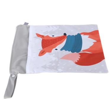 Imagem de Organizador do Saco de Fraldas, Sacos de Lavanderia Laváveis ​​do Saco Molhado da Fralda de Pano do Saco Seco Molhado Com Zíper Dobro Reutilizável para a Piscina da Praia do