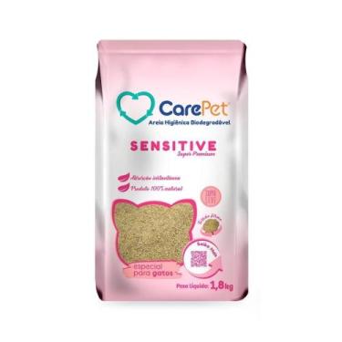 Imagem de Areia Higiênica Biodegradável Carepet Sensitive Gatos 1.8Kg