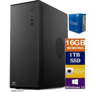 Imagem de Mini Pc slim Intel Core I5 11500 11ª geração ram 16gb ddr4 ssd 1Tb NVM