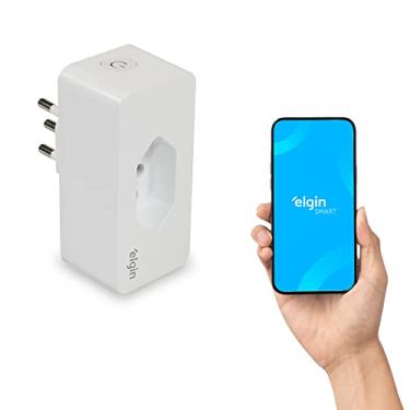 Imagem de Plugue de Tomada inteligente 16A Elgin Bivolt Compatível com Alexa e Google Home