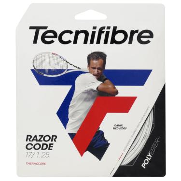 Imagem de Corda Tecnifibre Razor Code 17 1.25mm - Set Individual - Branca