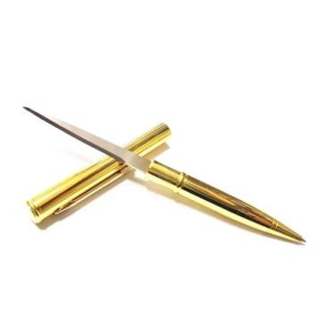 Imagem de Caneta Canivete 2 em 1, Lâmina Oculta, Defesa Pessoal Discreta Para Mulheres/Homens,Lamina oculta, Aço Ioxidável