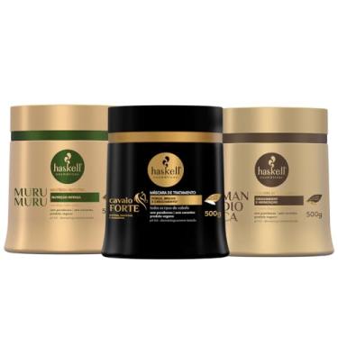 Imagem de Cronograma Capilar Hidratação 500g Mandioca Murumuru e Cavalo Forte