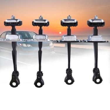 Imagem de Slakerbe 4 peças de alça de parada de suporte de verificação, 72380-SNA-003 Hinter frontal esquerda direita para verificação de porta limitador de parada limitação para Honda Civic 2006 2007 2008 2009
