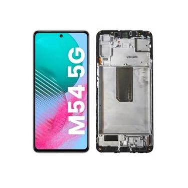 Imagem de Tela frontal touch display s m54 ori c/a - COMPATIVEL