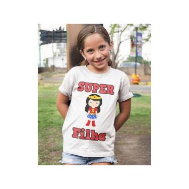 Imagem de Camiseta Super Filha Super Heróis Branca - Del France, 01
