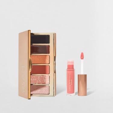 Imagem de Kit Paleta de Sombras Glam To Go + Brilho Labial Rosa Nádia Tambasco By Océane (2 Produtos)