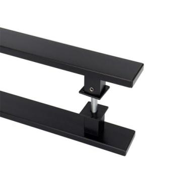 Imagem de Puxador de Porta Duplo Em Alumínio 30cm Modelo Flat Aluminum - DECORPL