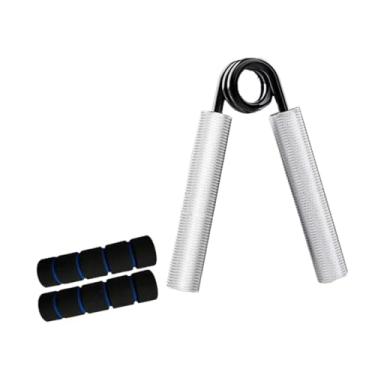 Imagem de menolana Fortalecedor de punho de mão Exercício de exercícios nãokid Treinamento de força de força de força para tênis menino idosos iniciantes iniciantes, 150lb Argent