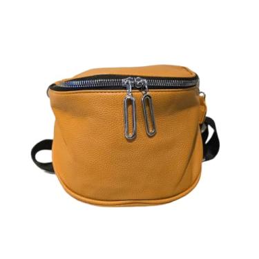 Imagem de Pochete Bolsa Transversal, 19 x 17 x 7 cm, Amarela, com Zíper e Alça Ajustável