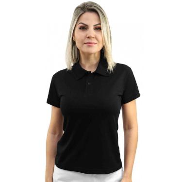 Imagem de Camiseta Polo Feminina Baby Look