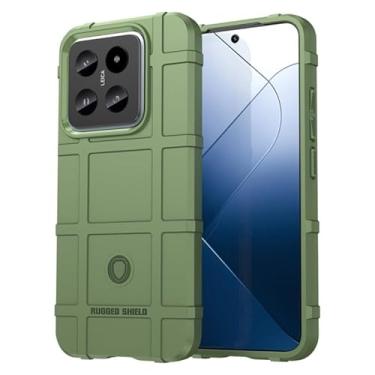 Imagem de Capa Case Xíaomi 14 (Tela 6.36) Rugged Shield Anti Impacto (Verde)