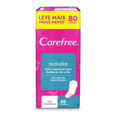 Imagem de Carefree Protetor Diário Todo Dia sem Perfume 80 unidades