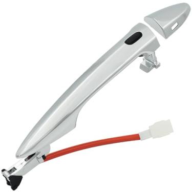 Imagem de Maçaneta externa, maçaneta externa cromada do lado do motorista dianteiro esquerdo com sensor Smart Entry Keyless, para Lexus ES350 2007-2012, 2006-2015 IS250 IS350, 2007-2015 LS460 LS600h