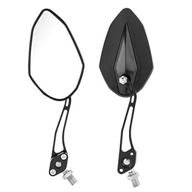 Imagem de Espelhos de Motocicleta, Espelhos Laterais Anti -brilho Com Parafuso de 8 Mm e 10 Mm, Espelhos Laterais de Vista Traseira Universal Ajustáveis ​​para Motocicleta de Scooter de