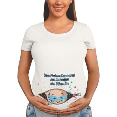 Imagem de Bata Gestante Carnaval 2021 Grávida Bebê Menino Branca - Del France, G