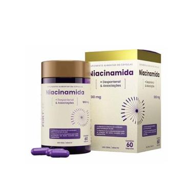 Imagem de Niacinamida 97% Teor + Dexpantenol + Vit B5 60 Caps Fortlife