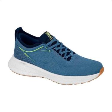 Imagem de Tênis Actvitta Masculino Esportivo Musculação Antiderrapante, Azul, 42