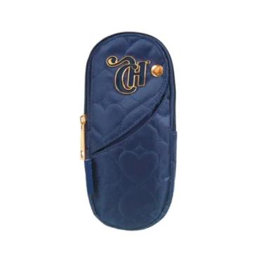 Imagem de Necessaire Estojo Capricho Azul Escuro Material Escolar