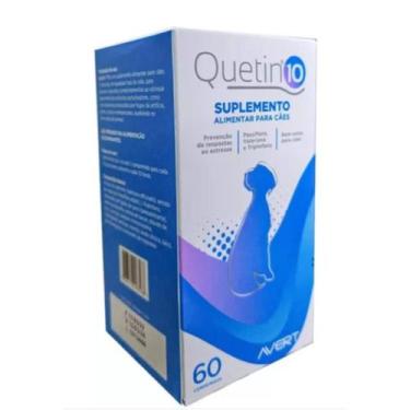 Imagem de Suplemento Calmante Quetin 10 para Cães  60 Comprimidos - Avert