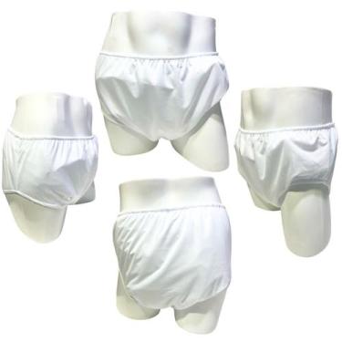 Imagem de Kit 2 Fralda Plastica Geriatrica Reutilizável S/Botão 2und - Minha Est