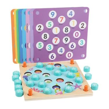 Imagem de Garende Jogo de memória de viagem Flip Win, jogo de tabuleiro de Flip com 10 cartas de dois lados, brinquedo de para para meninos e