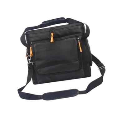 Imagem de AsrMyjcx Caixa de armazenamento da central elétrica, bolsa de transporte com alça de ombro ajustável, organizador de transporte portátil de acampamento ao ar