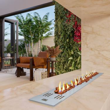 Imagem de Lareira A Gás Linha Clássica Modelo Bella De 80cm