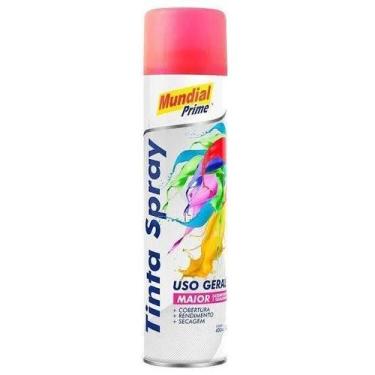 Imagem de Tinta spray 400ml mundial prime luminosa vermelho - AEROFLEX