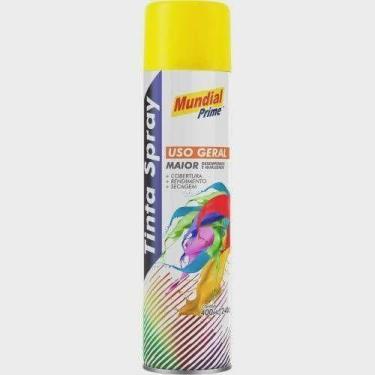 Imagem de Tinta spray 400ml mundial prime ug amarelo - AEROFLEX