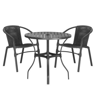 Imagem de 02 Cadeiras Floripa e Mesa Roma Trama 