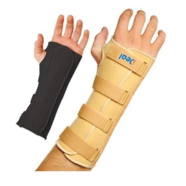 Imagem de Ideal Produtos Ortopédicos, Imobilizador de Pulso,Tala Longa, Direito, Bege, Tamanho GG