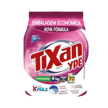 Imagem de Ypê Lava Roupas em Pó Tixan Maciez Sachê 4Kg