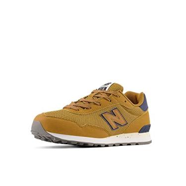 Imagem de New Balance Tênis infantil com cadarço 515 V1, Roupa de trabalho/índigo natural, 2 Little Kid