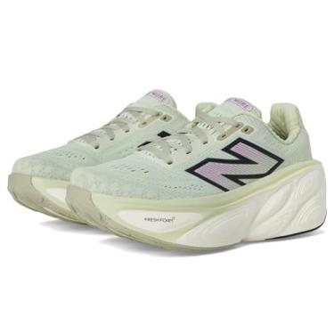 Imagem de New Balance Tênis de corrida feminino Fresh Foam X More V5, Menta natural/roxo fúcsia/preto, 38